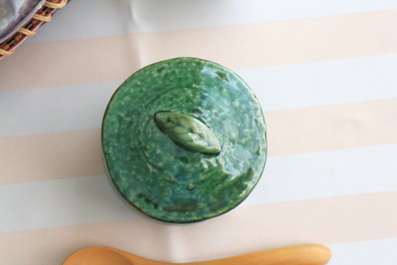 渕サビ十草茶碗蒸し 瀬戸織部 日本製 瀬戸焼 定番商品 蒸し碗 蓋付 蓋