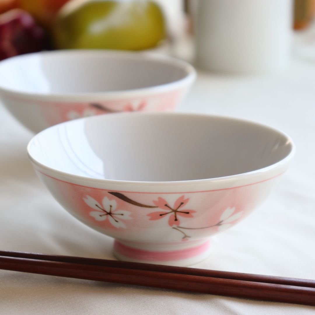 美濃焼お茶碗 サクラ 日本製 美濃焼 飯碗 ご飯 お椀 ご飯茶碗 茶わん