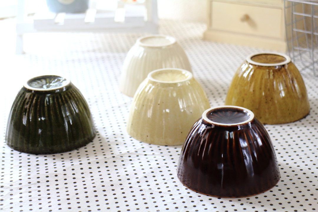 しのぎの和風小鉢 10cm 日本製 美濃焼 小鉢 小分け鉢 小付け 小器 小椀