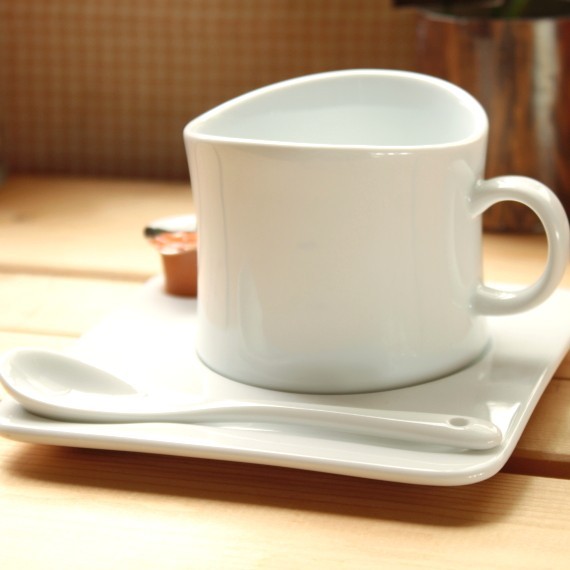 スタイリッシュなカップ&ソーサー スプーン付き カフェさんオススメ 下