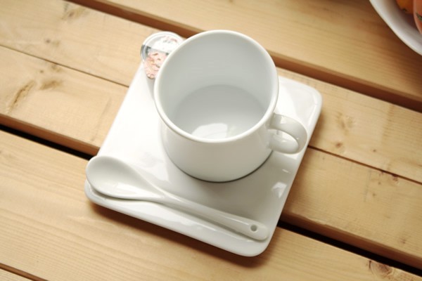 スタイリッシュなカップ&ソーサー スプーン付き カフェさんオススメ 下