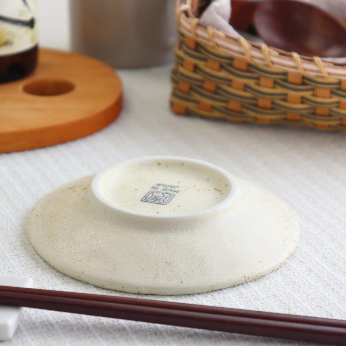 黄瀬戸釉取り皿プレート 13.5cm 日本製 美濃焼 黄瀬戸 作家もの風