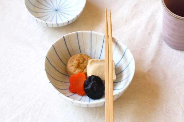 二色十草 4.5寸中鉢 国産 美濃焼 十草の定番デザインをカラフル