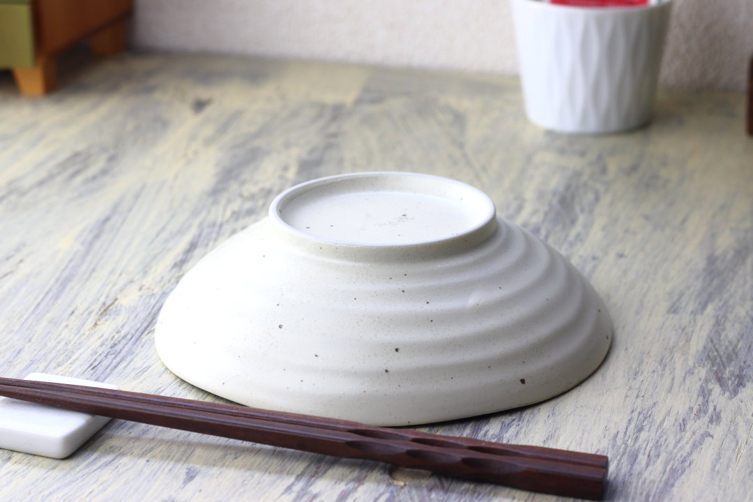 白かいらぎ 煮物鉢 17cm 日本製 美濃焼 菊型55浅鉢 肉じゃが鉢 奴鉢