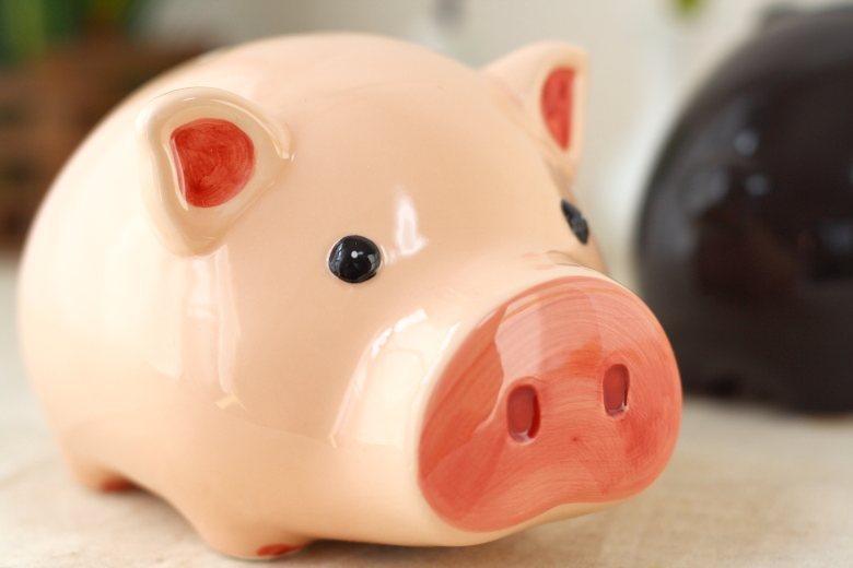 ピグピック 豚の貯金箱 大サイズ ブタ ぶた バンク 貯金豚 雑貨 栓付き