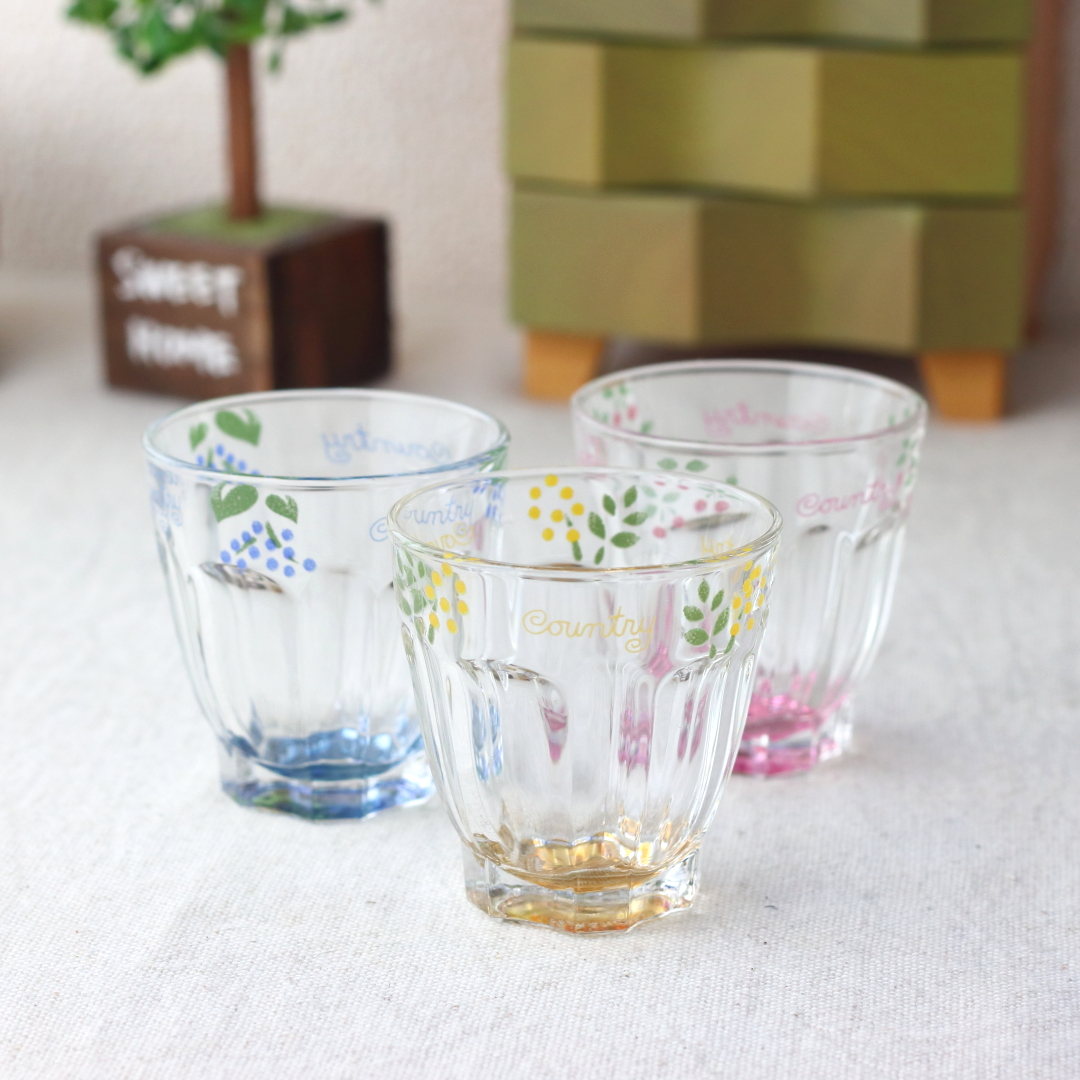 骨董 時代ガラス 超希少 花象嵌 蜻蛉玉 特大コップ グラス タンブラー