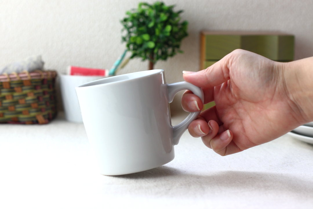 フレッシーマグカップ 340ml 日本製 美濃焼 白 ホワイト 食器