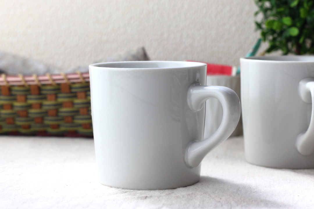 限定！ルミマルヤ☆マグカップ＆プレート ホワイト グレー marimekko LUMIMARJA(ルミマルヤ) マグカップ - 北欧雑貨店 MUSHROOM