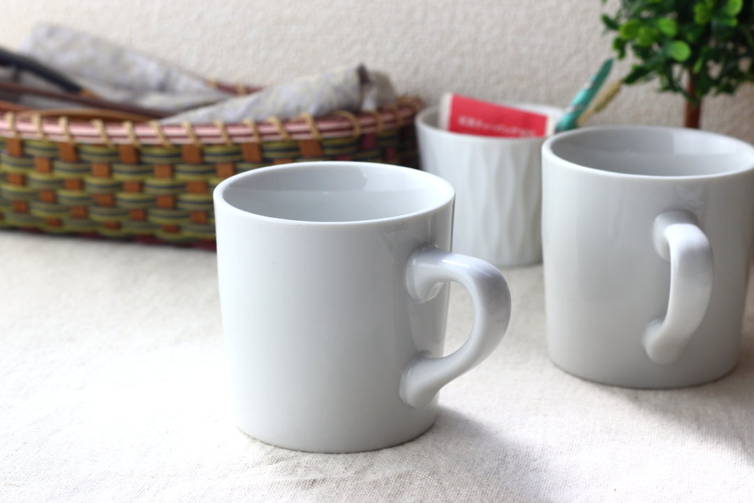 フレッシーマグカップ 340ml 日本製 美濃焼 白 ホワイト 食器 陶器