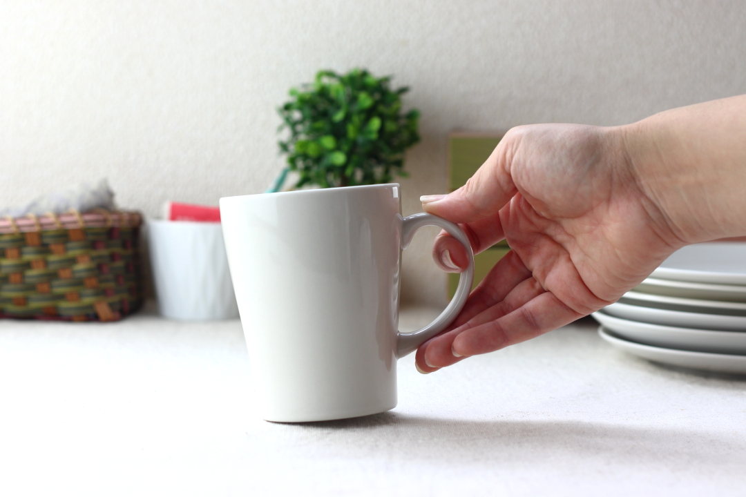 クリームトールマグカップ 340ml 日本製 美濃焼 クリーム ホワイト
