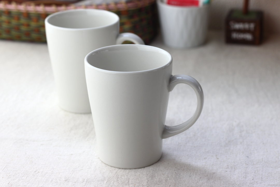 クリームトールマグカップ 340ml 日本製 美濃焼 クリーム ホワイト