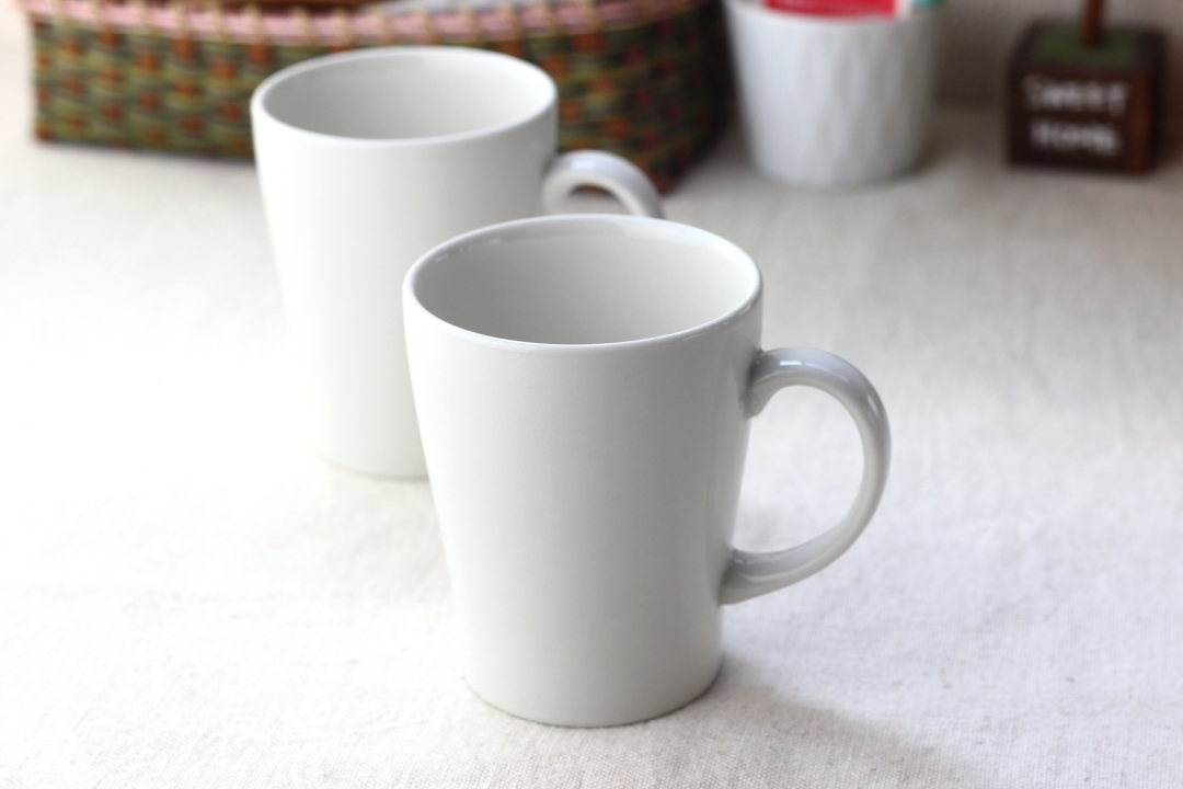 クリームトールマグカップ 340ml 日本製 美濃焼 クリーム ホワイト
