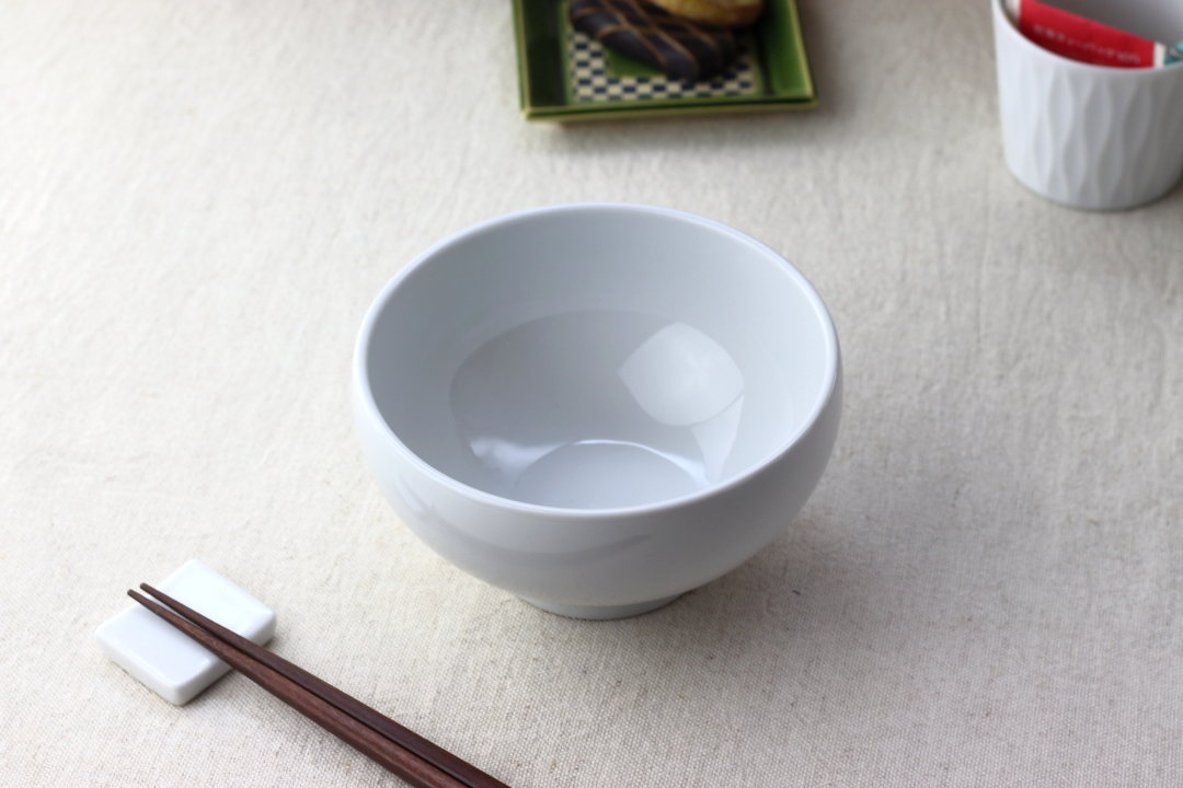 まーるいぽってりサラダボウル 14cm 日本製 美濃焼 白 ホワイト