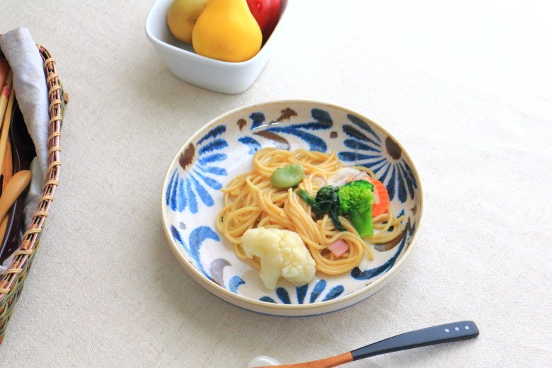 かりゆし パスタ鉢 20cm 国産 美濃焼 桜パスタ 大鉢 大皿 パスタ