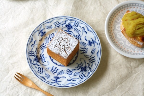 トスカーナ 19.5cmケーキプレート 国産 美濃焼 イタリアンデザイン