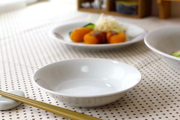 デイリーホワイト 14.5cm小皿 国産 美濃焼 使いやすさは抜群 取り皿