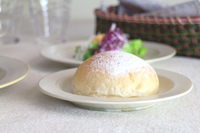 窯変クリーム釉 16cmパン皿 国産 美濃焼 プレート 中皿 平皿 取り皿 お