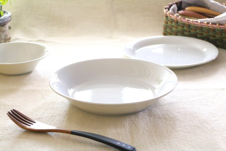 カルナ 21.5cm パスタ皿 国産 美濃焼 8 1/2'スープ 食器 器 皿 お皿