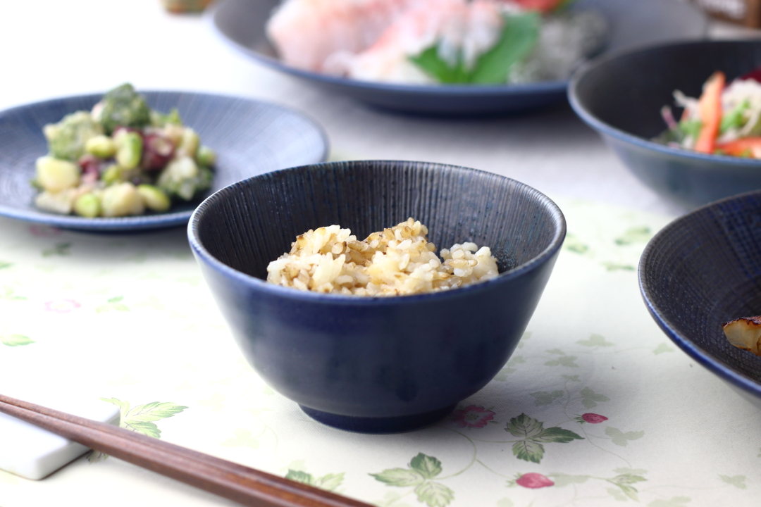 御膳とお椀 宙十草 飯碗 12cm 日本製 美濃焼 3.8多用丼 ご飯 お椀 ご飯茶碗