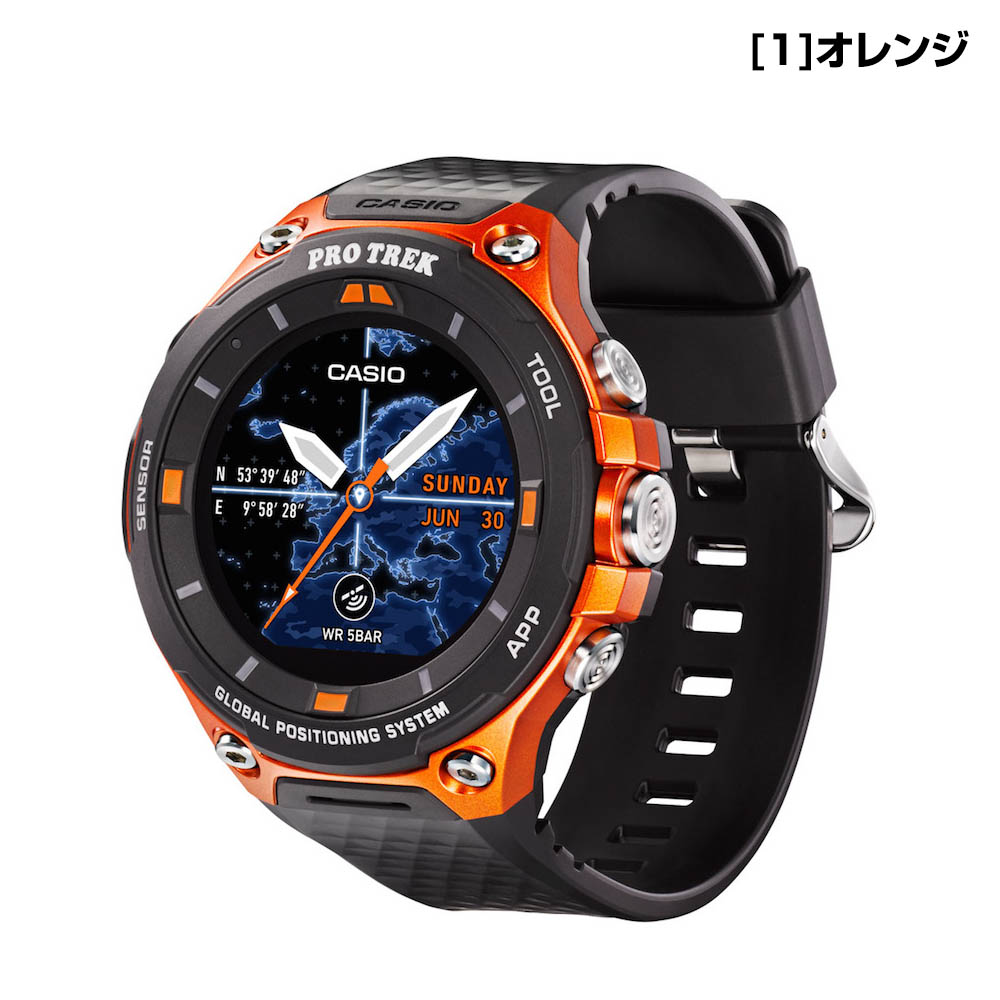 新品未使用 カシオ casio 腕時計 プロトレックスマート PRO TREK Smart WSD-F20 WearOS Android  iPhone対応 スマートウォッチ GPS アウトドア 登山