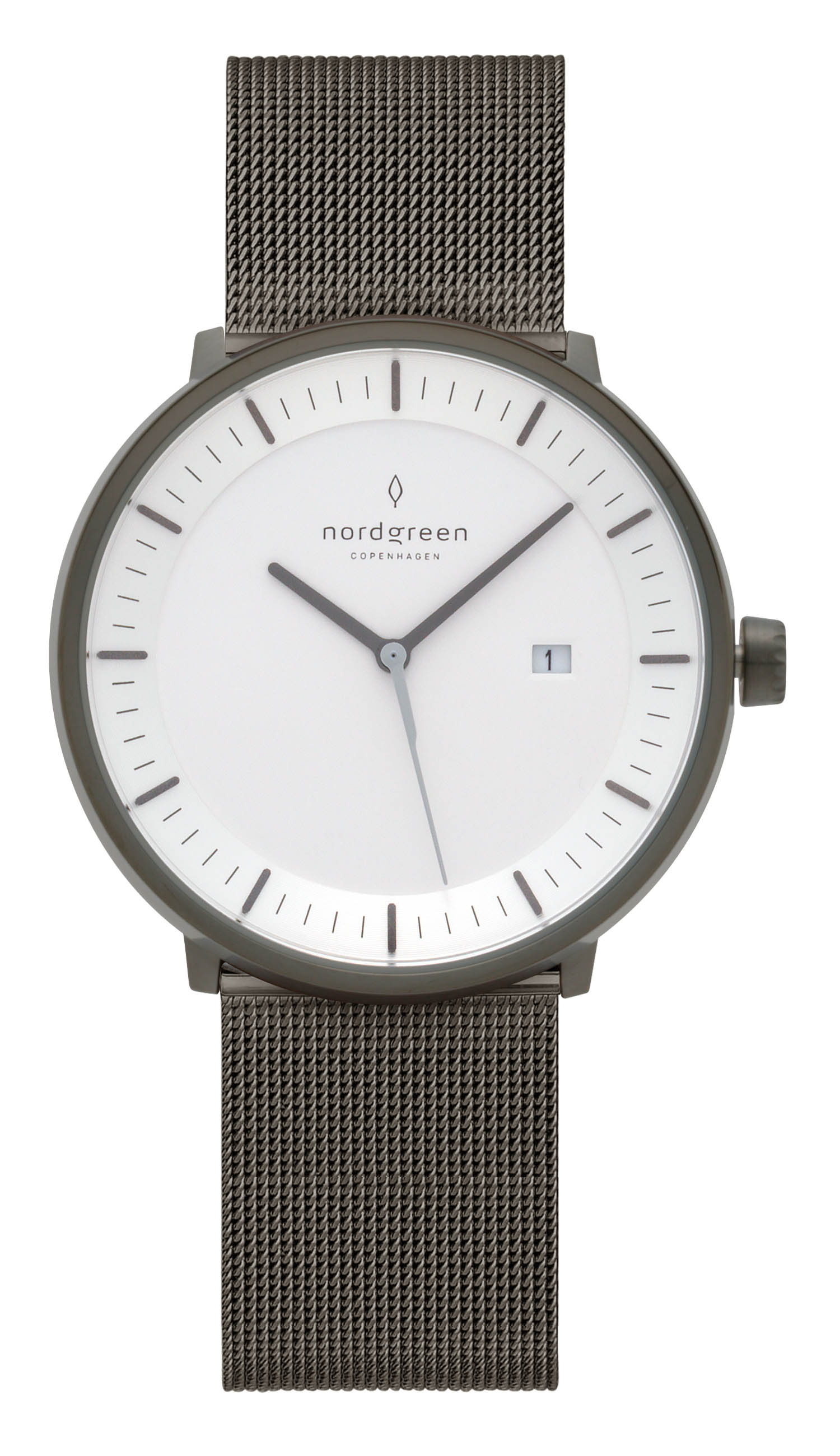 ノードグリーン nordgreen メンズ レディース 腕時計 フィロソファ Philosopher 40mm ホワイト フェイス レザーベルト 北欧  デザイン ブランド