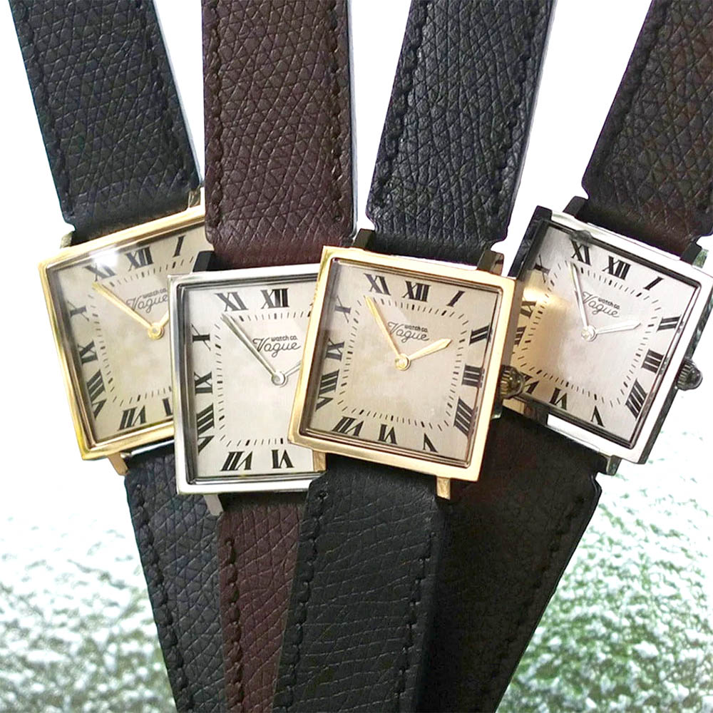 Vague Watch Co ヴォーグウォッチ Carre カレ ホワイト文字盤 VAGUE WATCH Co. 腕時計 「VAGUE WATCH/ヴァーグウォッチ」CARRE