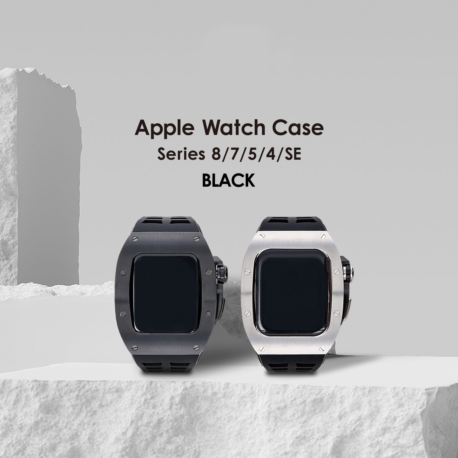 Luxury Apple Watch Case & Belt BR-AWC45BK ラグジュアリー アップル