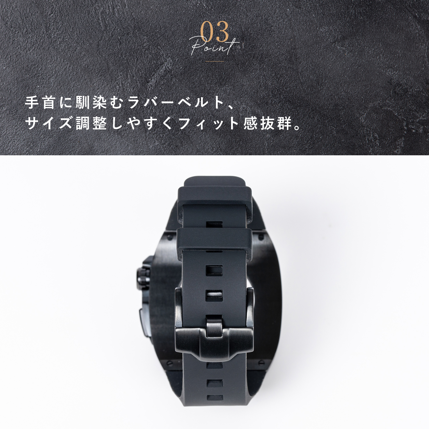 Luxury Apple Watch Case & Belt BR-AWC45BK ラグジュアリー アップル 