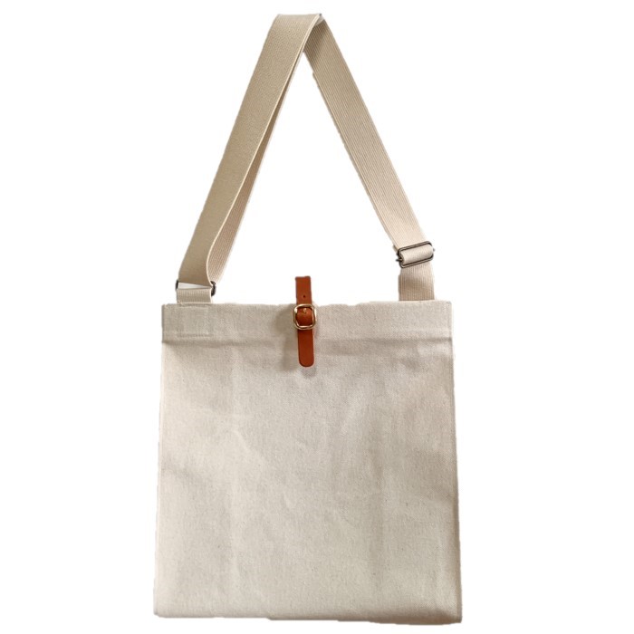 国産帆布 ぺたんこショルダー (coudre) : Craft Factory Rei