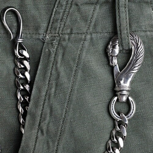PEANUTS＆CO Peanuts&Co. HORSE WALLET CHAIN HORSE×HOOK/Silver : CG
