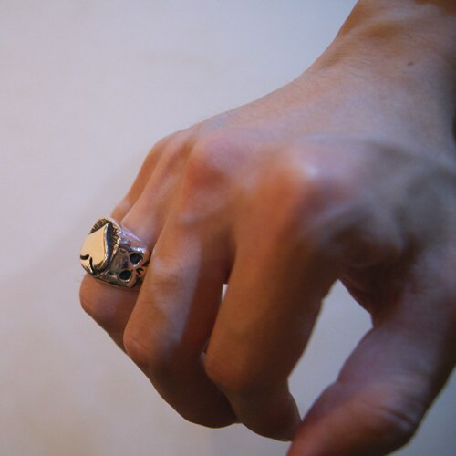 FLASH POINT（フラッシュポイント） Flash Point SPADE SKULL RING