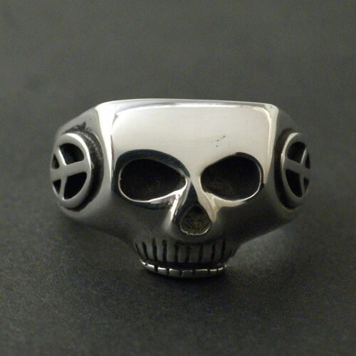 FLASH POINT Flash Point JIM SKULL RING PEACE SYMBOLS : CG