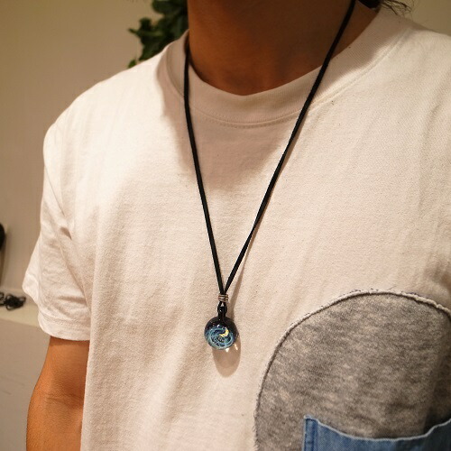 アティース（Atease） Atease SPACE GLASS COSMICWONDER NECKLACE : CG 