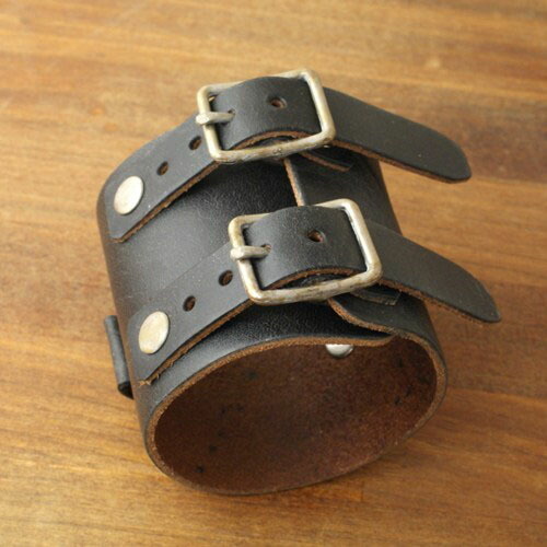 gbb custom leather JD Cuff Bracelet LIMITED BLACK : CG-STORE