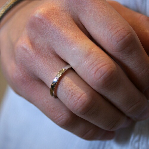 モリーヴ mollive DIA FLAT SILVER SLENDER RING 佐藤健さん着用 : CG