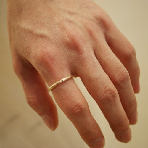 モリーヴ mollive SIMPLE 10K DIA RING 佐藤健さん着用 : CG-STORE