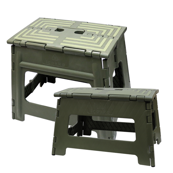 2サイズセット 踏み台 折りたたみ Lサイズ Mサイズ ステップ スツール