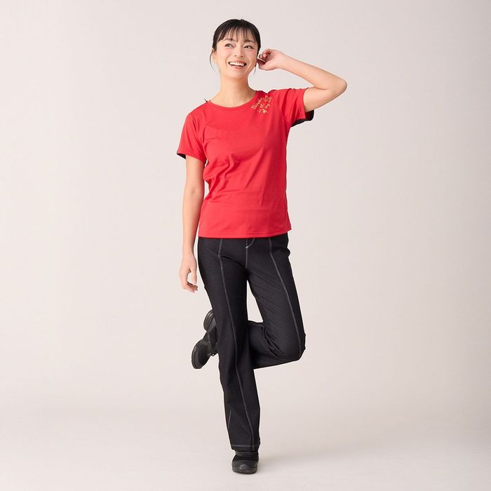 Chacott（チャコット） デニム調ブーツカットパンツ : チャコット