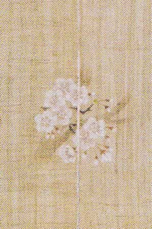 お取り寄せ】麻花紋のれん『さくら』（和風のれん）【桜 サクラ 花 春