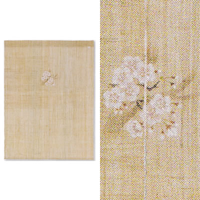 お取り寄せ】麻花紋のれん『さくら』（和風のれん）【桜 サクラ 花 春