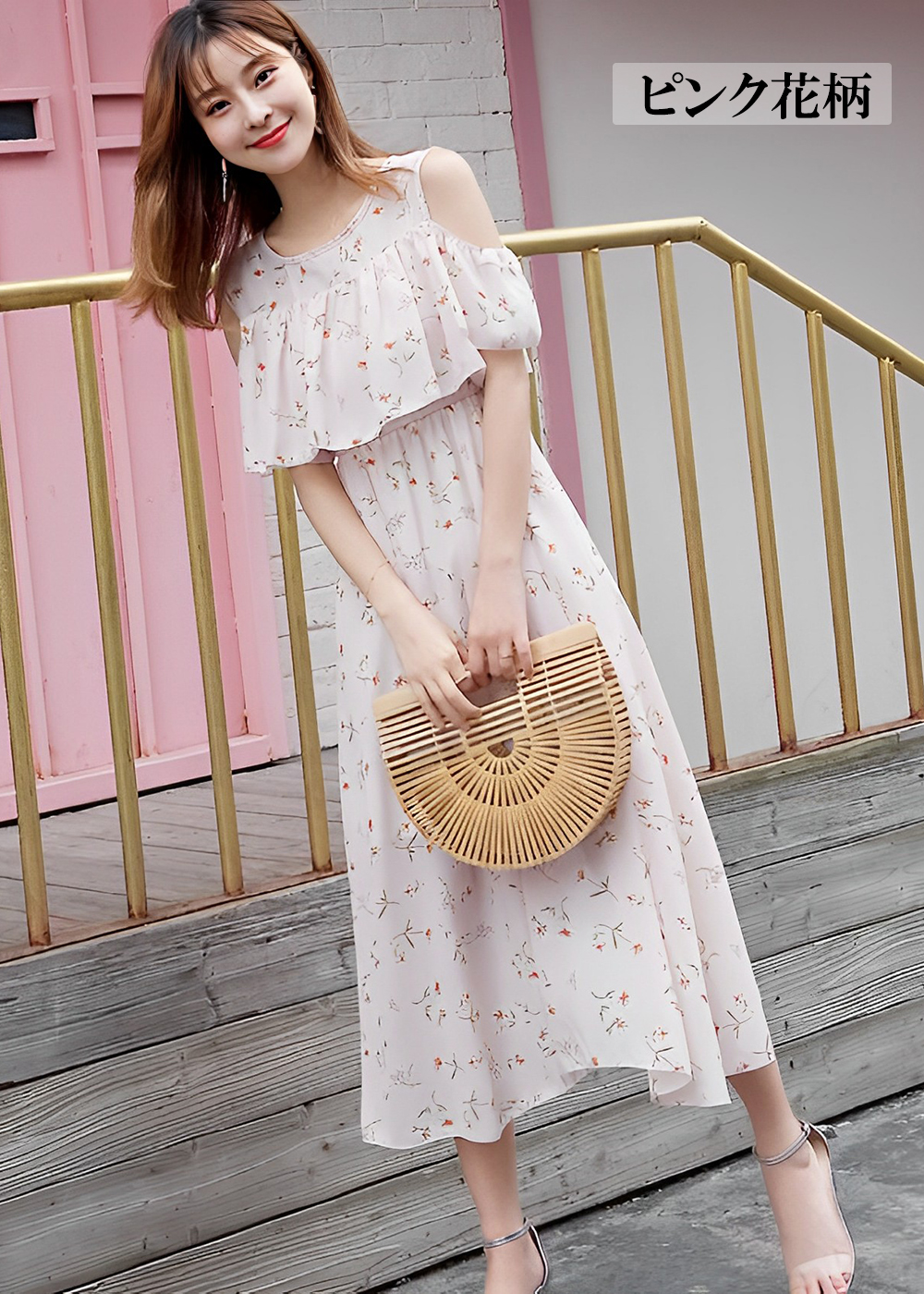 Village H＆T 【期間限定価格】花柄ワンピース レディース 夏 A