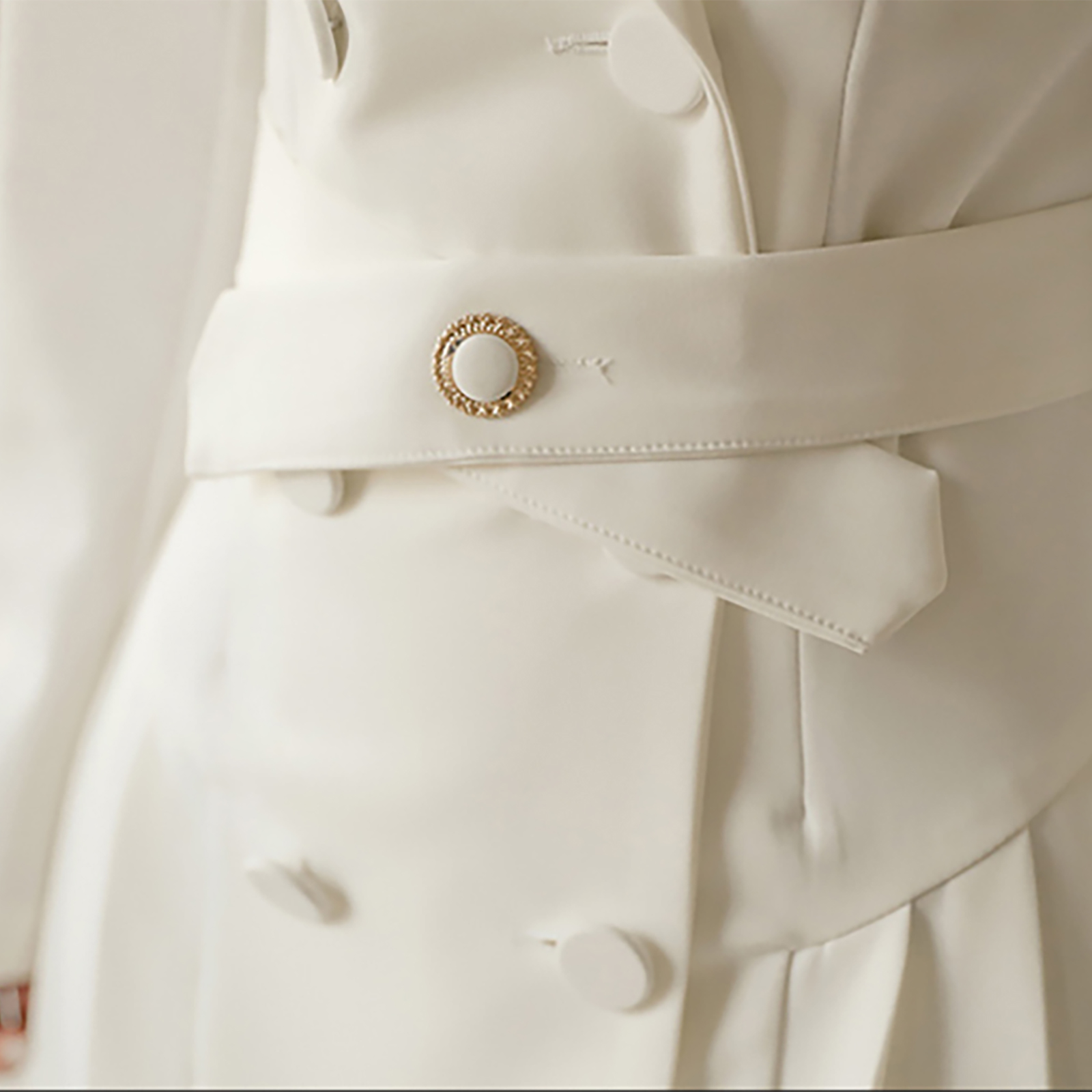 レディース ジャケット風ワンピース 襟付き 長袖 膝上丈 上品 きれいめ 通勤 春夏 S〜XL | Village H＆T | 07