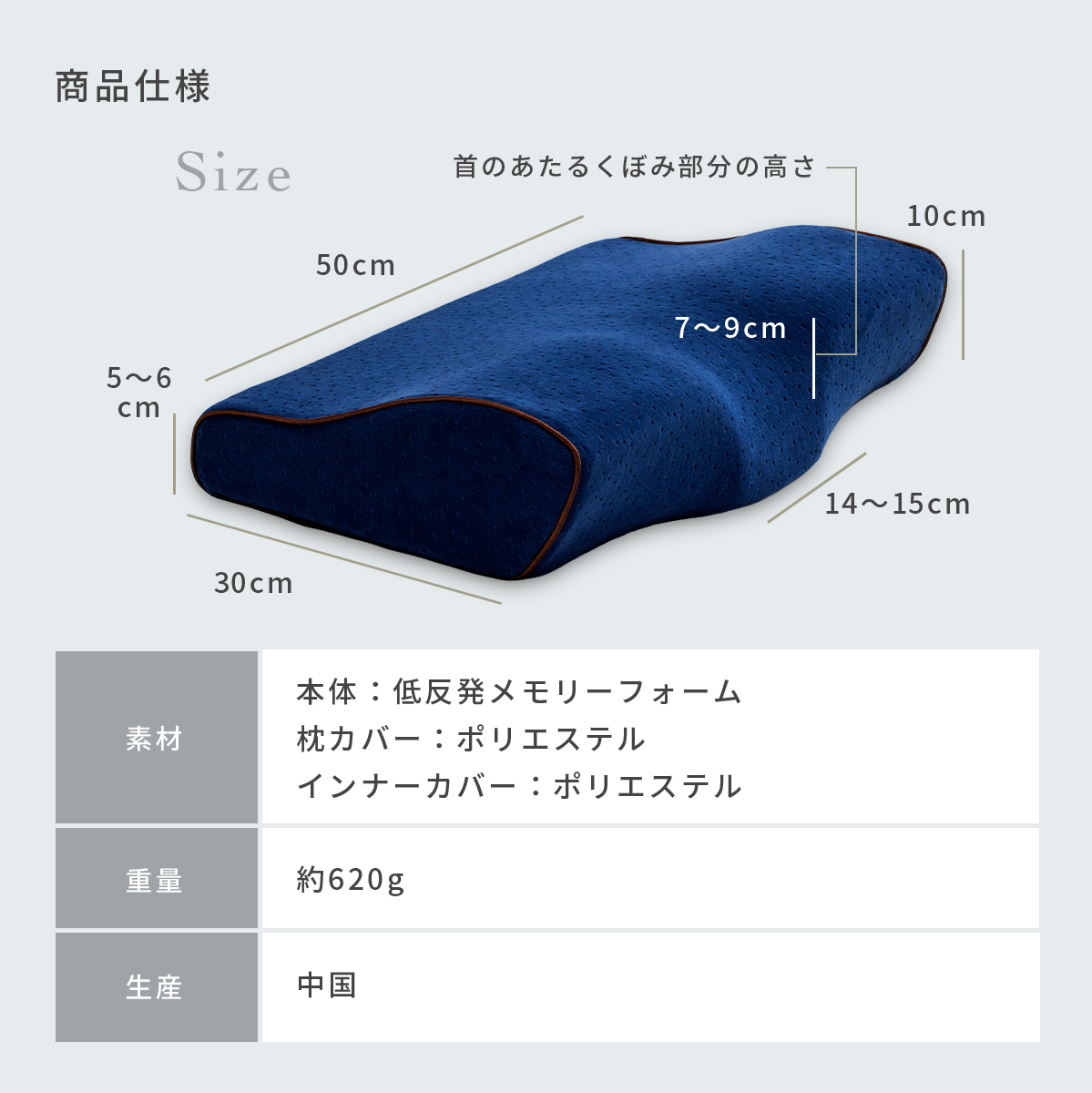 低反発まくら 肩こり 横向き 仰向け うつ伏せ 快眠枕 高さ調節　洗えるカバー Royal Life 枕 低反発枕 竹炭 通気 肩こり 首こり 竹炭 通気 穴あき 二