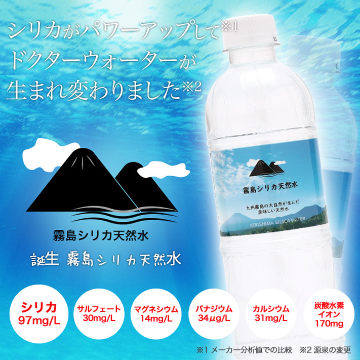 水 シリカ水 霧島シリカ天然水 500ml 24本 九州産 ペットボトル ケース 