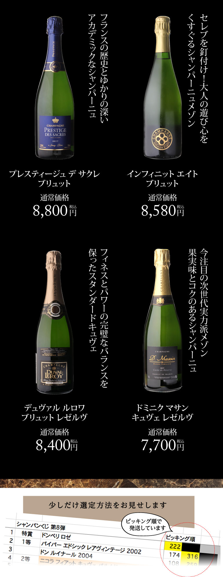 シャンパンくじ103弾