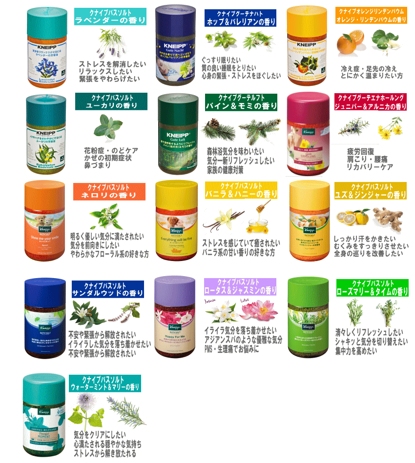 送料無料) クナイプ バスソルト850g 3個セット : くすりのチャンピオン