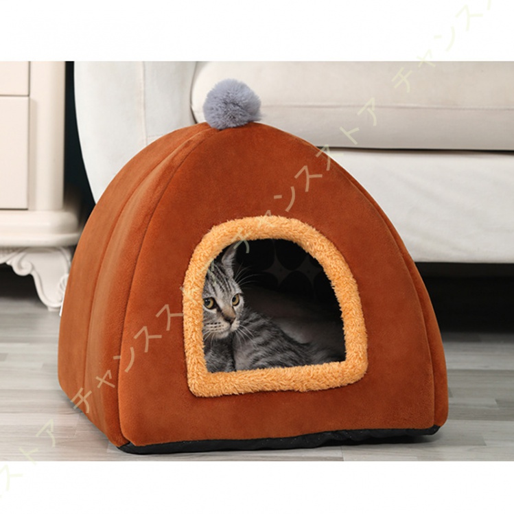 ペットベッド 猫ベッド 猫ハウス ドーム型 冬 猫用ベッド 猫 ドーム型ベッド 犬小屋 可愛い 柔らか 水洗え 滑り止め 中型犬 キャット ペット小屋 室内用 Qsontjedrb ペット用品 生き物 Tizianapepe It