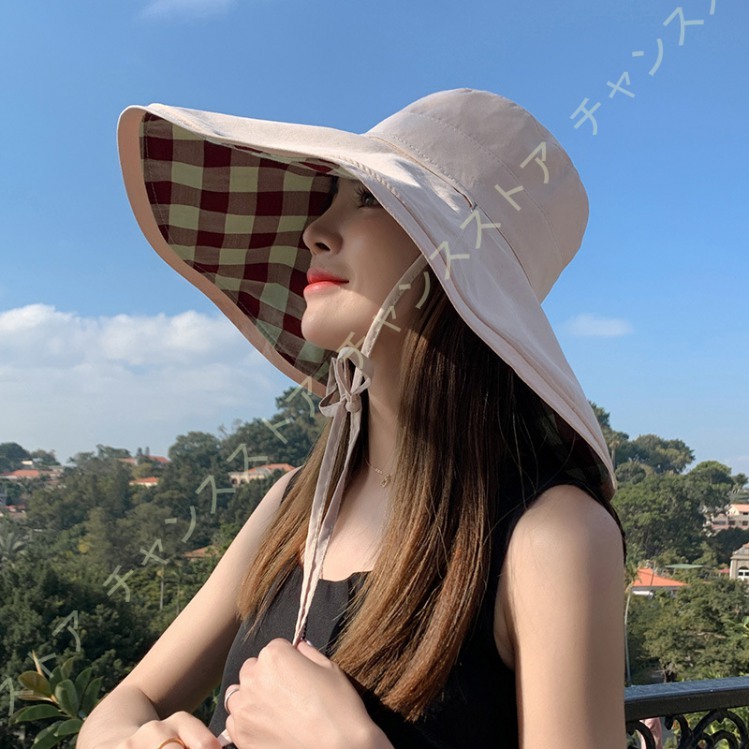 帽子 レディース Uvカット 紫外線カット リバーシブル 可愛い 小顔効果抜群 日よけ 折りたたみ つば広 自転車 飛ばない 夏 春 紫外線対策 小顔効果 おしゃれ Cdcrajdlkv Www Maritimemarathon Org
