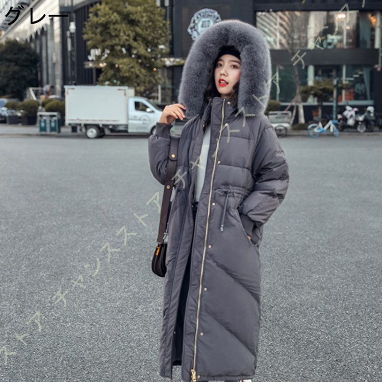 新しい冬コート女性ダウンジャケットのゆったりとしたパン7