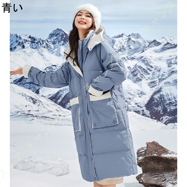 膝下 ベンチコート レディース 冬 可愛い フード付き ダウン 中綿コート アウター ロングコート ジャンパー ファッション 人気 ハイネック ボリューム 厚手 Hkxe7f2fn2 Www Viralizate Cl